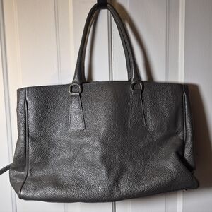 Borse In Pelle Italian Pebbled Leather Large Tote